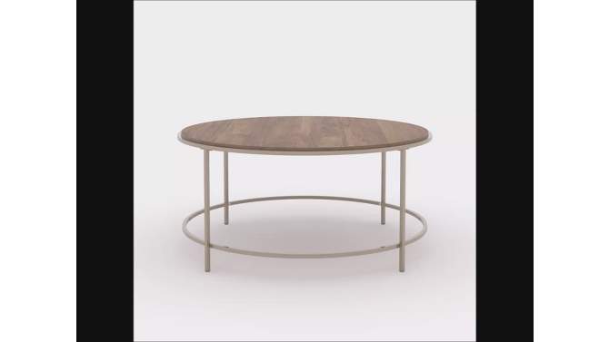 International Lux Round Coffee Table - Sauder, 2 of 9, play video