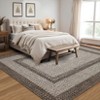 Machine Washable Rug, Non-Slip Non-Shedding Area Rugs for Living Room, Farmhouse Printed Braided Bordered Carpet - 4 of 4