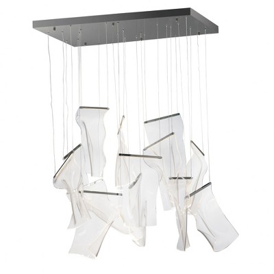ET2 Lighting Rinkle 13 - Light Pendant in  Brushed Gunmetal