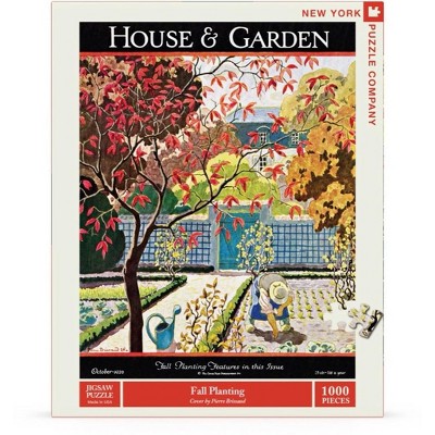 New York Puzzle Company Fall Planting 1000 Piece Puzzle