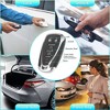 Unique Bargains 5 Button Smart Key Fob Case Keyless Entry Remote Key Shell Cover for Chevy Camaro Malibu Equinox Cruze Trax Volt 2016-2020 HYQ4AA - 3 of 4