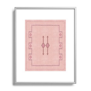 Becky Bailey Bungalow Kilim Metal Framed Art Print - Deny Designs - 1 of 4