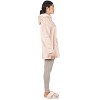 Memoi Women's Plush Lined Soft Velour Hooded Lounge Top - 2 of 4
