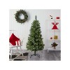 5ft. Slim Snow Tip Pine Artificial Christmas Tree with 298 Branches – Compact Seasonal Holiday X-Mas Tree - 4 of 4