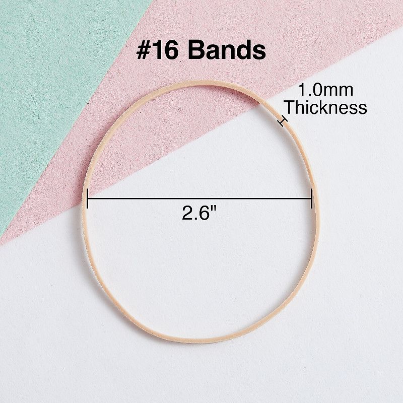 Staples Economy Rubber Bands Size #16 1 lb. 808576, 2 of 4