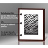 Americanflat Thin Picture Frame in Mahogany with Shatter Resistant Glass Horizontal and Vertical Formats for Wall and Tabletop - 8" x 10" - 3 of 4