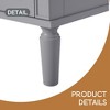 30" Bathroom Vanity with Ceramic Sink, Soft-Close Door with Built-in Shelf, Deep Drawer, Standard Drawer, Long Divider Drawer - Leovsnove - 4 of 4