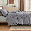 3 pieces Duvet Cover Soft Double Brushed Bedding Set for Kids & Adults Zipper Closure - 4 of 4