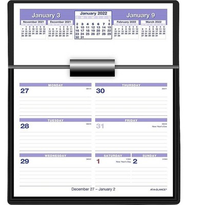 AT-A-GLANCE 2022 7" x 5.5" Weekly Calendar Refill Flip-A-Week Multicolor SW700X-00-22