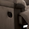 Lyngins Modern Plush Fabric Recliner Chair with Adjustable Back & Footrest,Armchair Accent Chair for Living Room,Bedroom - 3 of 4