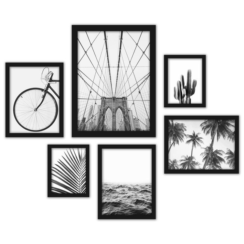 Americanflat Architecture Vintage (Set Of 6) Framed Prints Gallery Wall Art Set Black & White Photography2 By Sisi And Seb, 3 of 7