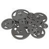 Sapphtopaz Olympic Cast Iron Flat Weight Plates for Barbell, 2-Inch Barbell Plates for Weightlifting and Strength Training in Home & Gym - 4 of 4