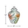 Dahlia Studios Sensei 13"H Red and White Ceramic Decorative Jar with Lid - 4 of 4