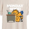 Women's - Garfield - MondayMood Oversized Graphic T-Shirt - 2 of 4
