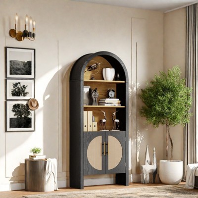 FONTOI Storage Cabinet with Drawers&Doors&Shelf