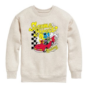 Boys' - Sesame Street - SS Racing Graphic Long Sleeve Fleece Sweatshirt - 1 of 4
