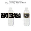 Big Dot Of Happiness Adult 80th Birthday - Gold - Birthday Party Water  Bottle Sticker Labels - Set Of 20 : Target