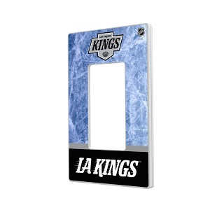 NHL Western Conference Teams Ice Wordmark Hidden-Screw Light Switch Plate for Single Rocker - 1 of 4