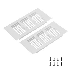 Unique Bargains Rectangle Ventilation Grille, Aluminum - 1 of 3