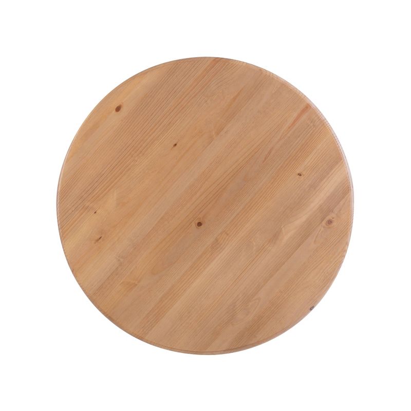 Doherty Traditional Round Dining Table Rustic Honey - Powell, 6 of 9