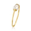 Pure Collection by Ross-Simons Italian 3.5-4mm Cultured Pearl Ring in 14kt Yellow Gold - 3 of 4