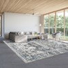 Boho Vintage Floral Machine Washable Area Rug Distressed Non Slip Stain Resistant Rugs for Living Room Bedroom Kitchen Dining Room Entrance - 2 of 4