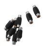 Unique Bargains RCA Female to Female Coupler Audio Video Adapter Connector Cable Amplifier 10 Pack - 4 of 4