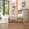 AMERLIFE Farmhouse Murphy Bed with Storage & Charging Station - 3 of 4