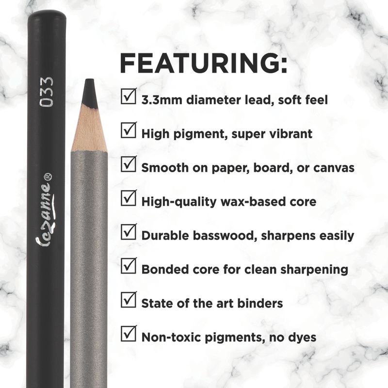 Creative Mark Cezanne Premium Colored Pencils - Highly-Pigmented Drawing Pencils - Coloring Pencils for Drawing, Blending, Coloring, and More -, 4 of 7