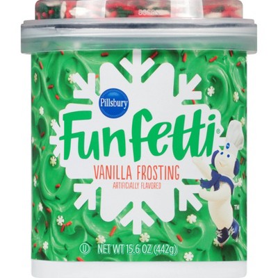 Pillsbury Funfetti Holiday Vanilla Frosting - 15.6oz