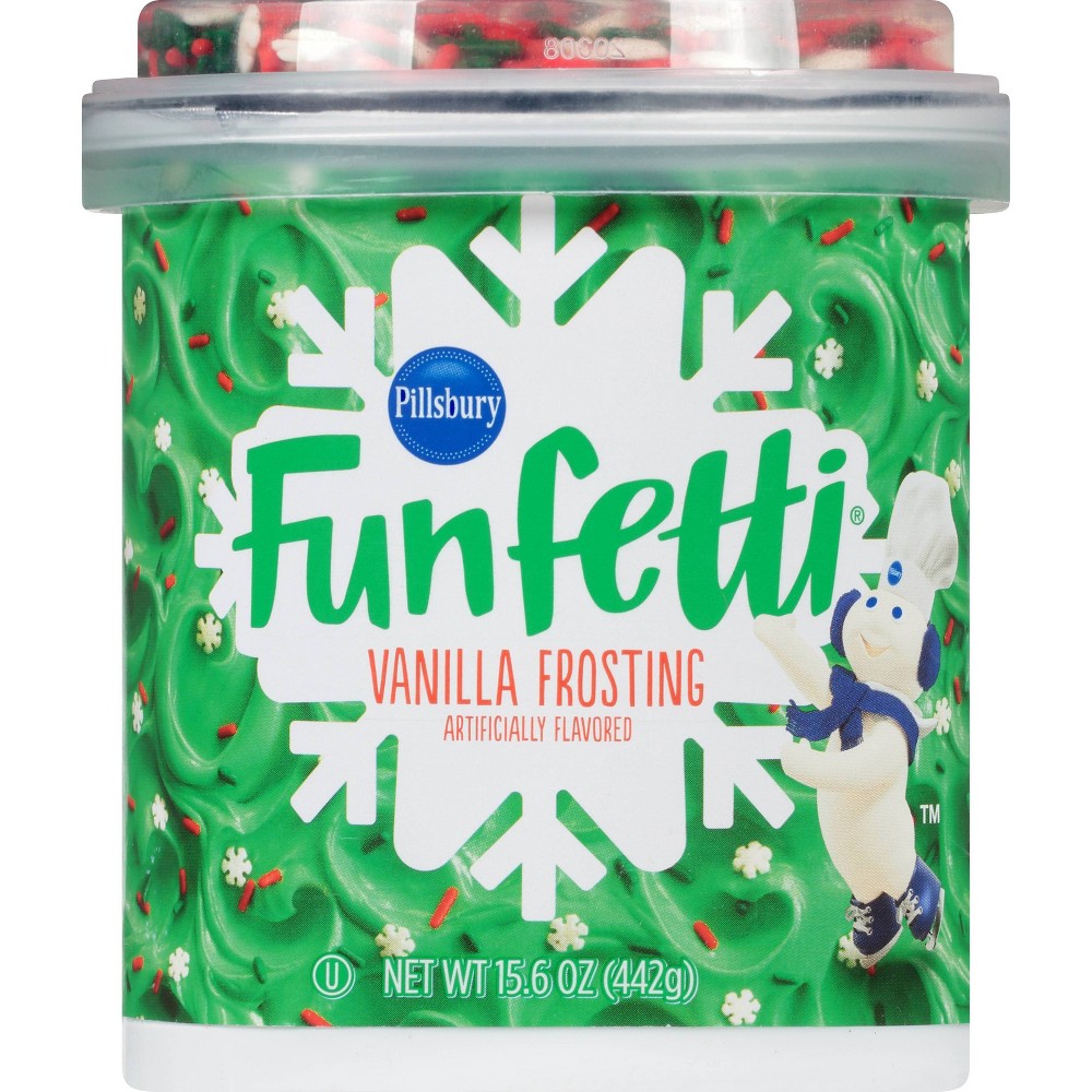 UPC 051500764213 product image for Pillsbury Funfetti Holiday Vanilla Frosting - 15.6oz | upcitemdb.com