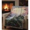 50x60 inch Tapestry Throw – Sunrise with Verse Soft Cotton by Manual Woodworkers and Weavers - 3 of 3