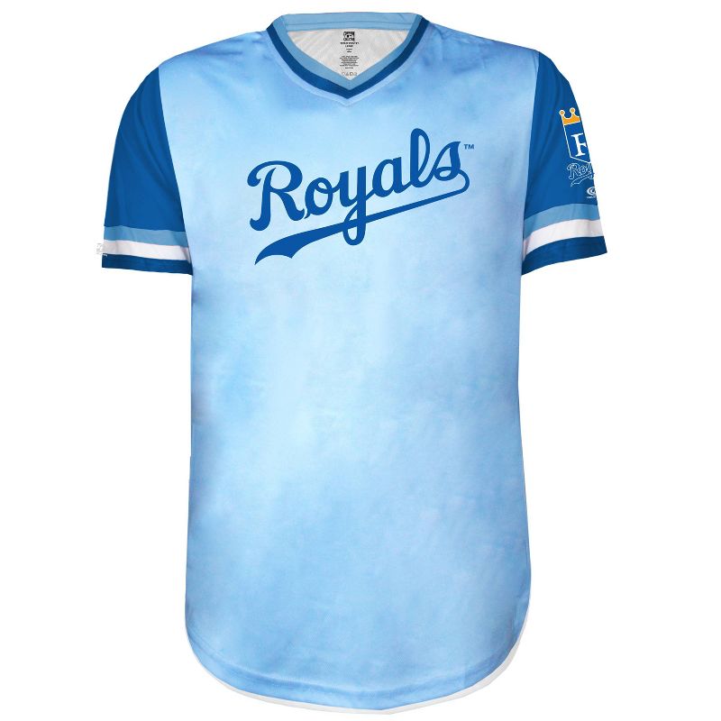 MLB Kansas City Royals Men&#39;s V-Neck Pullover T-Shirt, 1 of 3