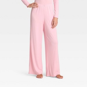 Women's Variegated Ribbed Pajama Pants - Auden™ - 1 of 3