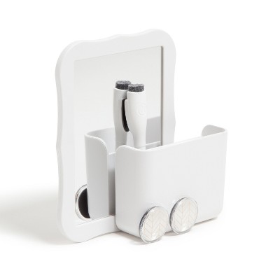 U Brands 5ct Magnetic Locker Accessory Kit White