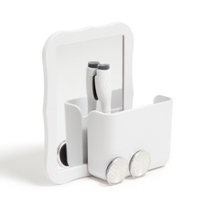 U Brands 5ct Magnetic Locker Accessory Kit White - 1 of 4