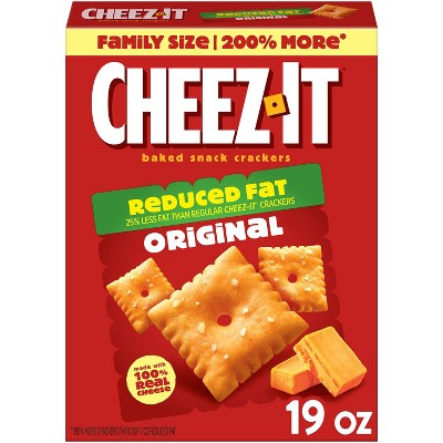 Cheez-It Reduced Fat Original Baked Snack Crackers - 19oz