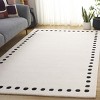 Metro MET913 Hand Tufted Indoor Area Rug - Ivory/Black - 8'x10' - Safavieh - 2 of 4