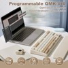 MaseiKar B87 Wireless Mechanical Keyboard,QMK/VIA Programmable,TKL Layout 87 Keys,BT/2.4G/USB-C,Hot Swap Gasket Mount RGB Backlit - 2 of 4