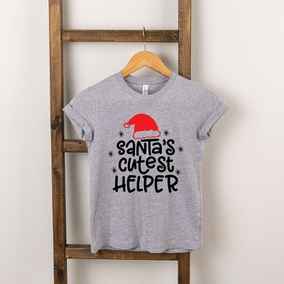 The Juniper Shop Santa's Cutest Helper Toddler Short Sleeve Tee