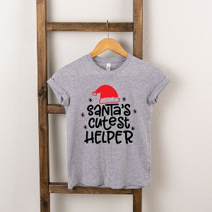 The Juniper Shop Santa's Cutest Helper Toddler Short Sleeve Tee - 1 of 2