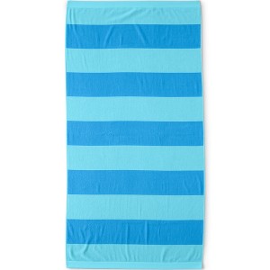 Lands' End Cabana Rugby Stripe Beach Towel - 1 of 2