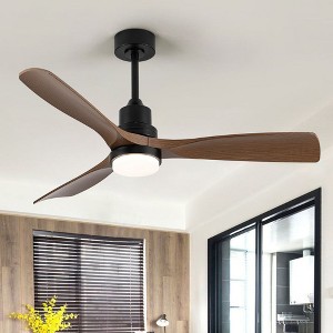 DREAMSIDEA 1-Light LED Ceiling Fan with Remote Control and 3 - Blade - 1 of 3
