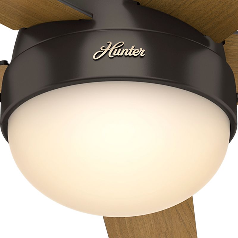 46" Anslee Low Profile Ceiling Fan (Includes LED Light Bulb) - Hunter Fan, 5 of 12