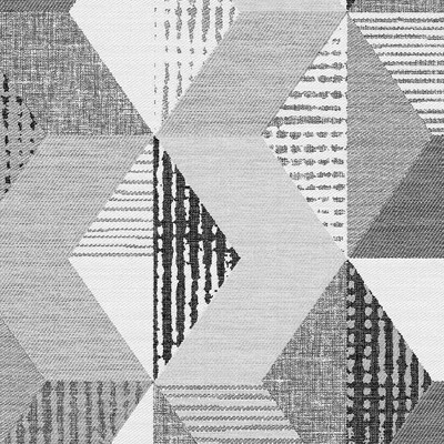 Grey Geometric Self-Adhesive Peel and Stick Wallpaper