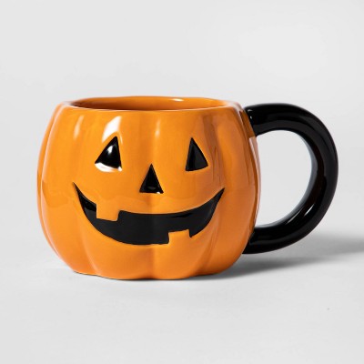 13oz Earthenware Pumpkin Halloween Mug - Hyde & EEK! Boutique™