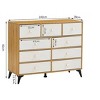 CAVINAS Bedroom Dresser with 9 Drawer,Wood Dressers & Chest of Drawers for Living Room,Entryway,Hallway - 3 of 4