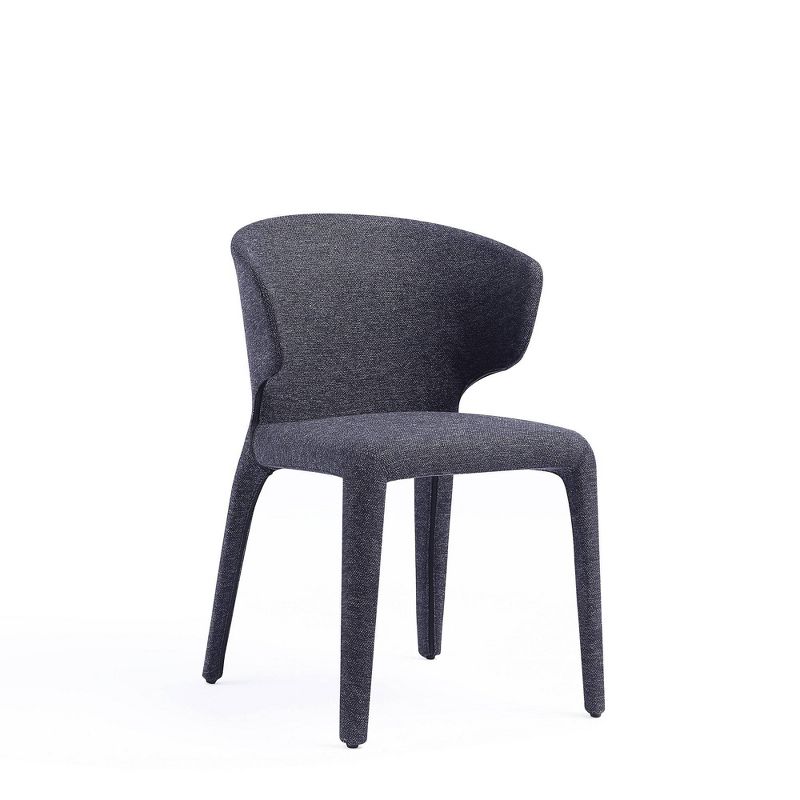 Set of 4 Conrad Modern Woven Tweed Dining Chairs - Manhattan Comfort, 5 of 12