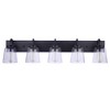 Craftmade Lighting Elsa 5 - Light Vanity in  Flat Black - 2 of 4