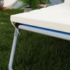 Resenkos Foldable Chaise Lounge Cushion Set 2-Pack, UPF 50+ Sun Protection, 230gsm Olefin Fabric, Outdoor Lounge Chair Cushions, Charcoal Gray - 4 of 4